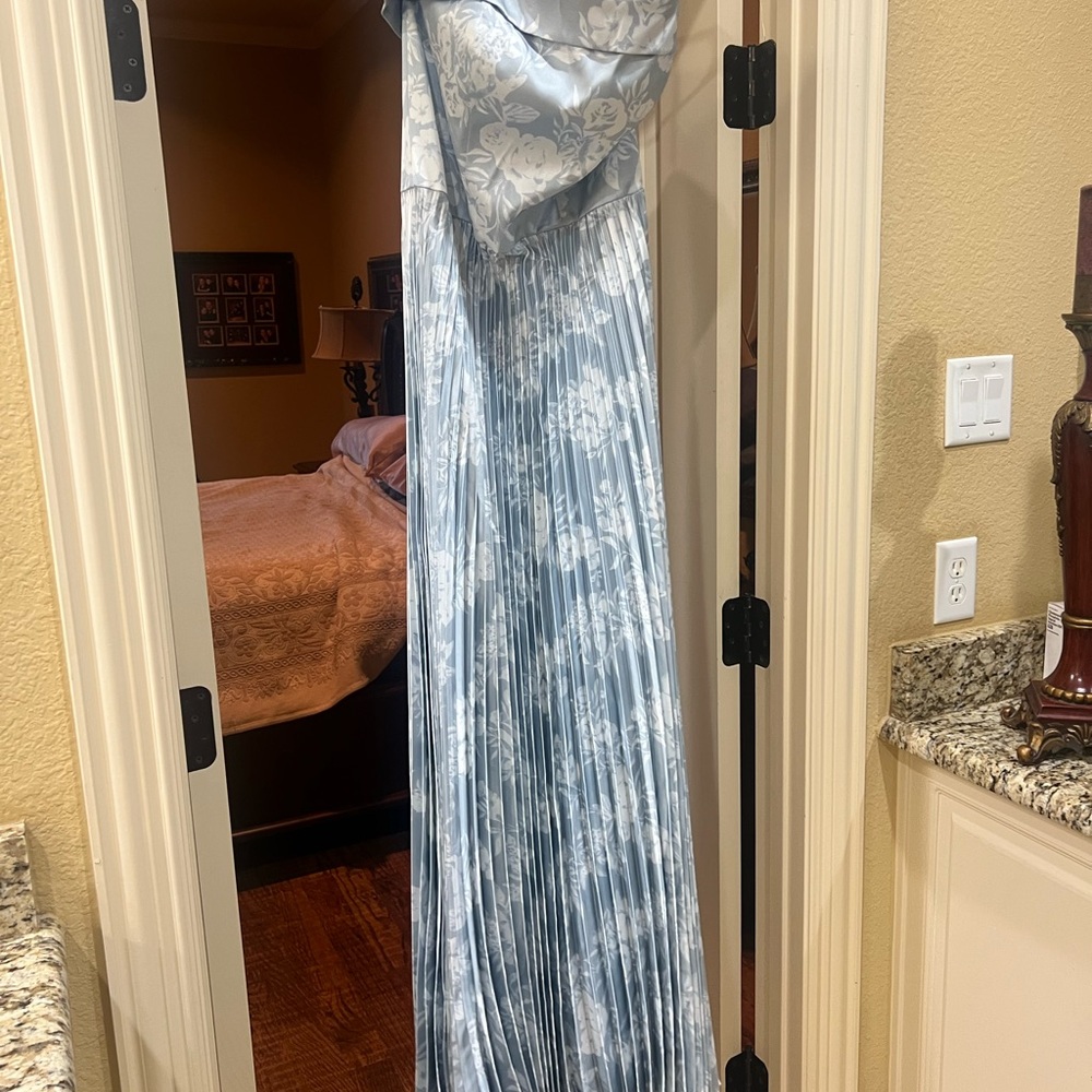Revelry Blue Floral Maxi Dress